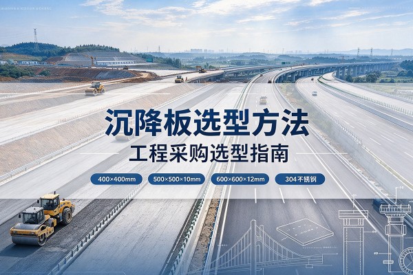 措美沉降板选择方法