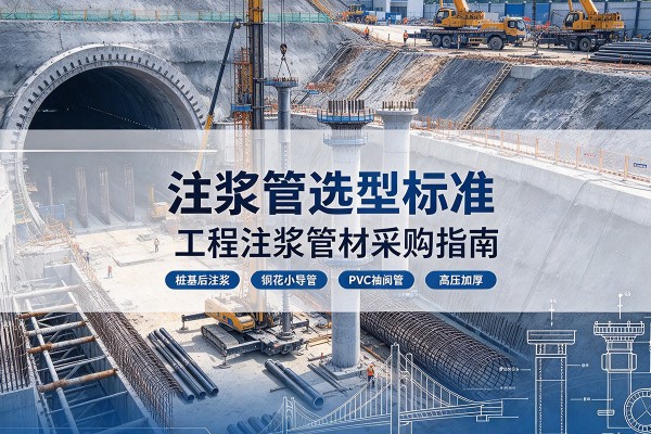 措美注浆管选型标准