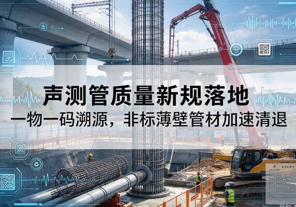 措美声测管质量新规落地，一物一码溯源，非标薄壁管材加速清退