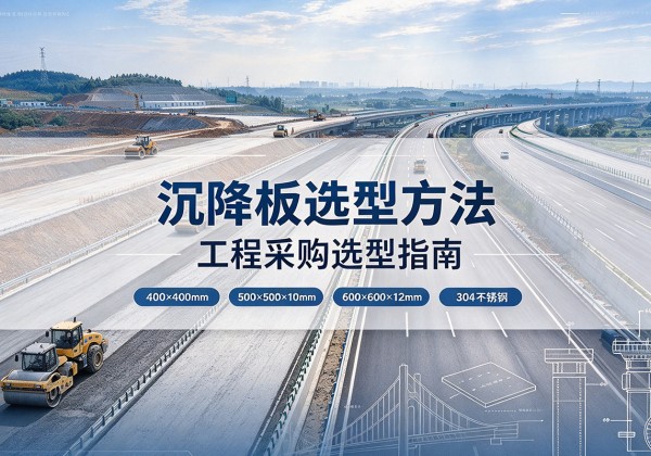 措美沉降板选择方法